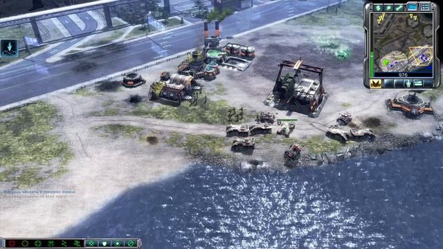 Command & Conquer 3 Tiberium Wars  ГСБ - Акт 1 Авиабаза Лэнгли Прохождение без комментариев
