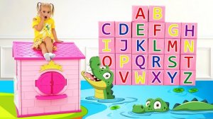 Алиса изучает алфавит с животными - веселые истории для детей