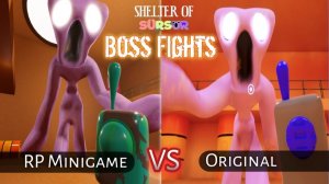 Shelter Of Sursur ALL BOSS FIGHT (RP Minigame VS ORIGINAL)