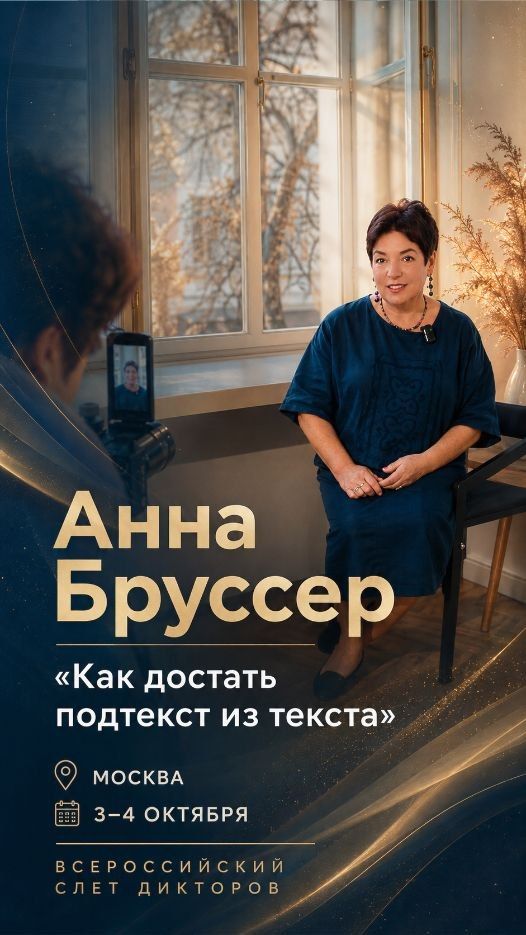Анна Брусаер приглашает на слет дикторов