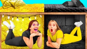 Секретный Домик Под Кроватью # Богатая vs Бедная Смешные Ситуации и Неудачи от DoDo Challenge
