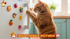 Заботливые котики – добрый сериал для души и радости 😻😹😽 (21)