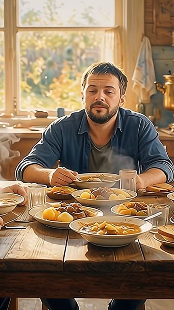 «Щи, тишина и стремительный побег»Анекдот