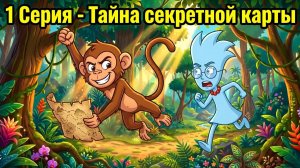 1 Серия - Тайна секретной карты. Секретный код Земли: Начало приключений #мультик #мультфильм