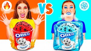 Холодная или Горячая Еда Челлендж # Смешные Кулинарные Войны