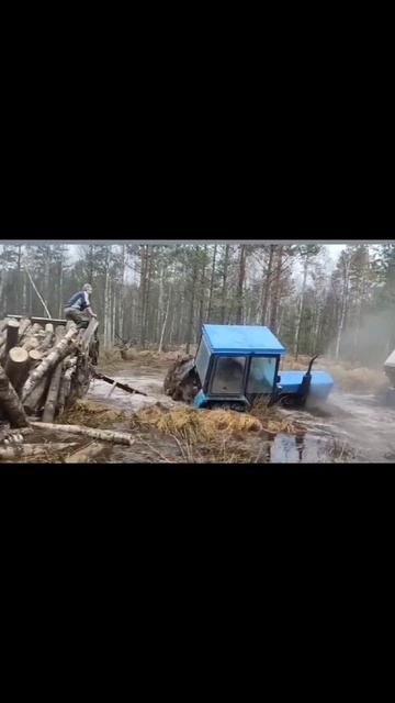 Синий трактор, который не смог...
