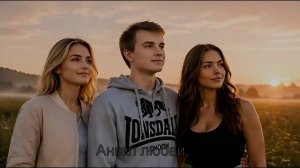 На зелёном лугу, у быстрой реки