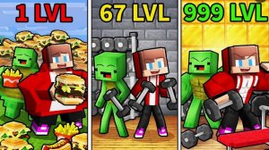 становятся КРУТЫМИ! Превращение из толстых в сильных. ЧАСТЬ 1 Майнкрафт Minecraft!