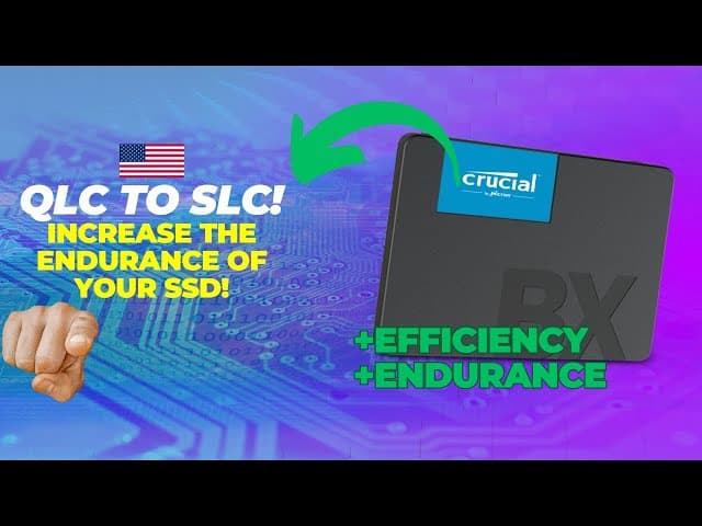 Transforming A QLC SSD Into An SLC SSD - Dramatically Increasing Its Endurance And Even Performance!