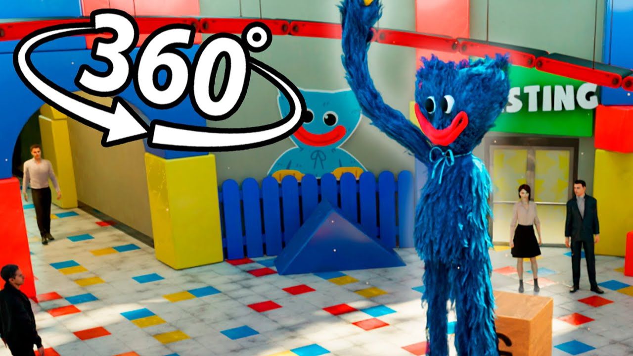 Huggy Wuggy: Час радости в формате 360° VR! Poppy Playtime: секретная сцена — Глава 4