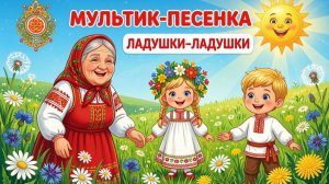 🌈МУЛЬТИК-ПЕСЕНКА - ЛАДУШКИ-ЛАДУШКИ!🎶Развивающая потешка для малышей