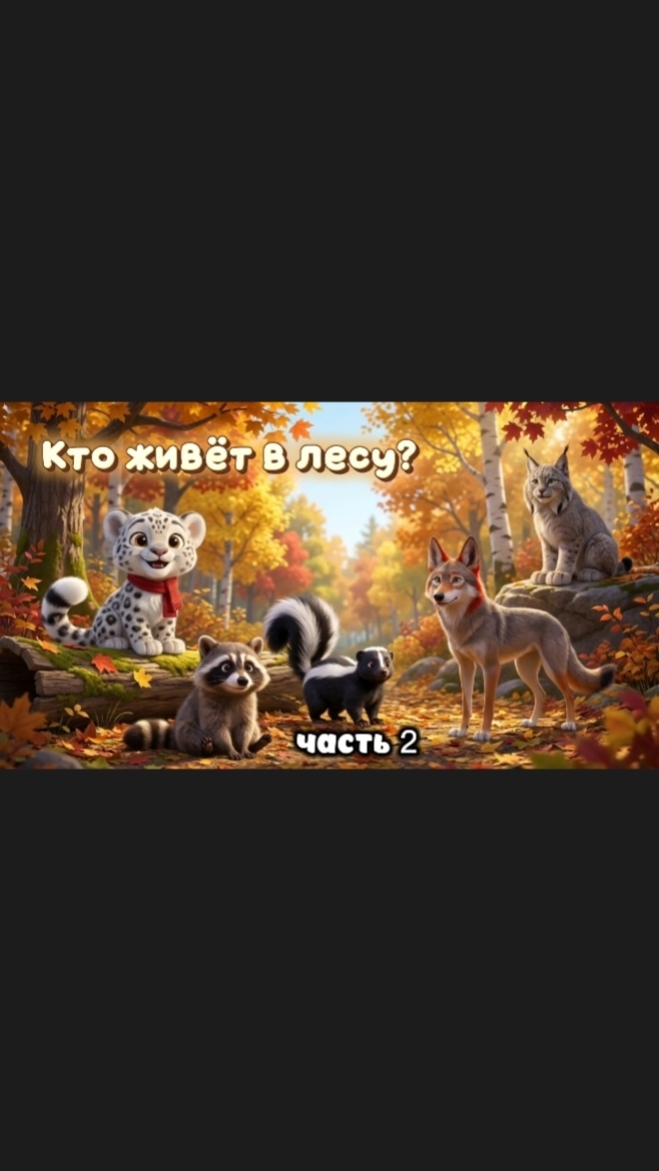 кто живёт в лесу ч.2
