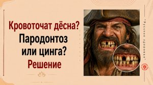 Кровоточат дёсна? Пародонтоз или цинга? Решение