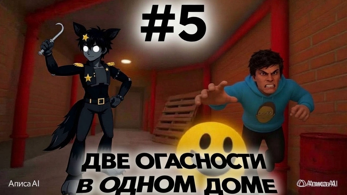 Две опасности в одном доме. Прохождение игры Побег от блогера 5