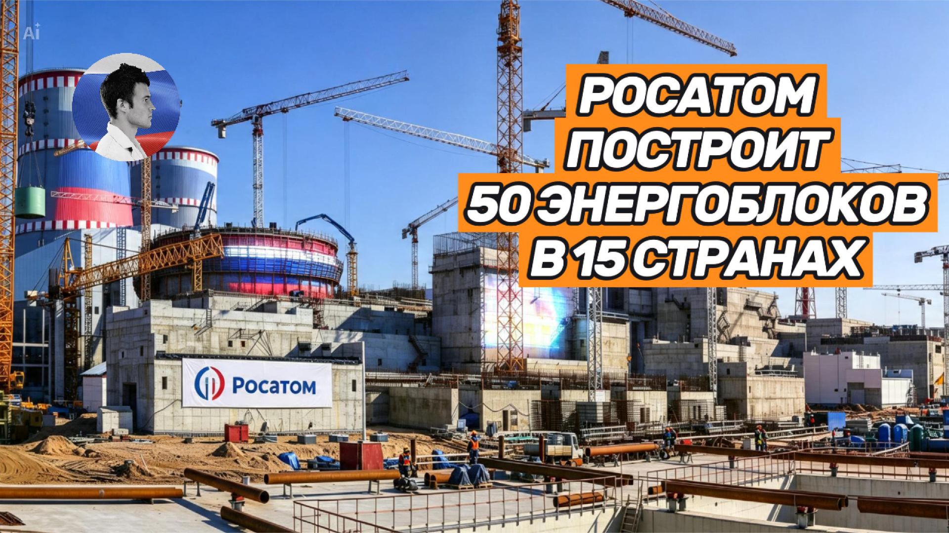 Росатом построит 50 новых энергоблоков в 15 странах мира