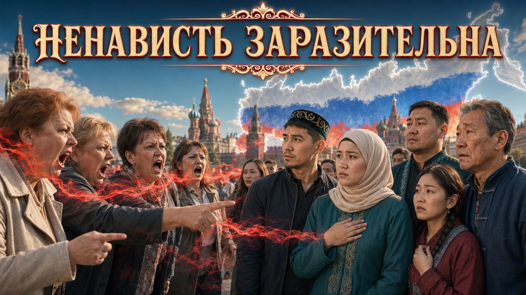 НЕНАВИСТЬ  ЗАРАЗИТЕЛЬНА...