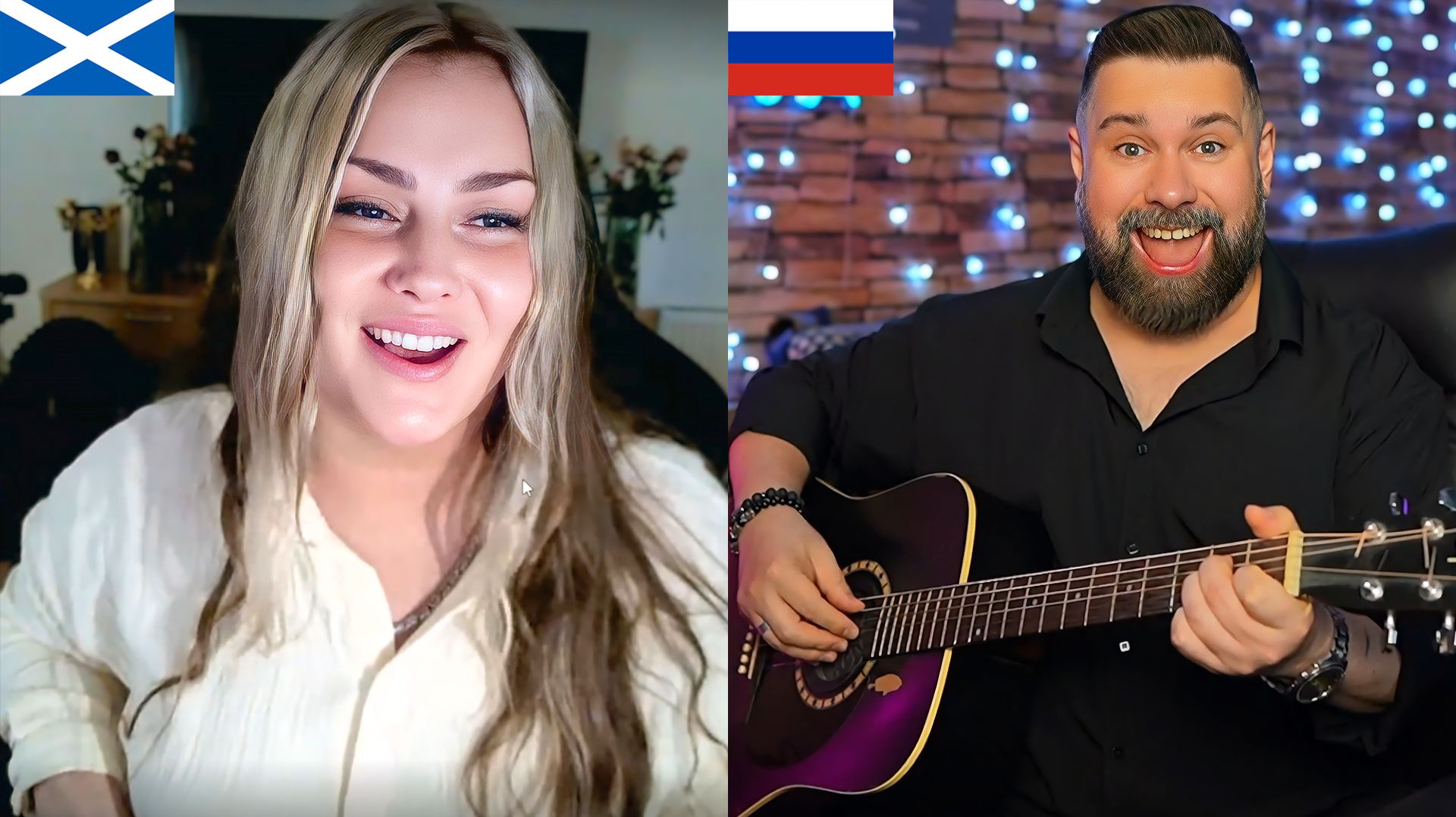 Встретил РУССКУЮ ДЕВУШКУ из ШОТЛАНДИИ в Чат Рулетке и СПЕЛ ЕЙ ПОД ГИТАРУ 