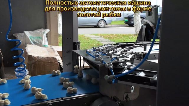 Полностью автоматическая машина для производства пельменейв форме золотой рыбки