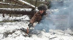 Зимний бушкрафт без палатки и спальников