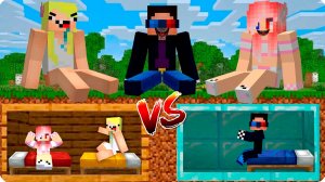 😕ОБУСТРОИЛИ БУНКЕРЫ vs НАШИ КЛОНЫ в МАЙНКРАФТ! НУБИК