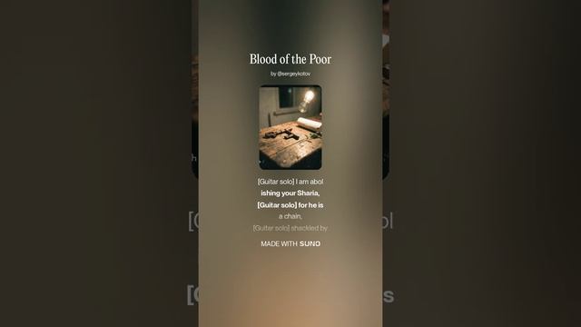 9. Blood Of The Poor [4]
