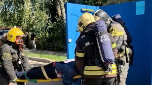 Отработка действий при взрыве газа в жилом доме