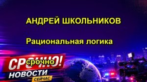АНДРЕЙ ШКОЛЬНИКОВ Рациональная логика срочно