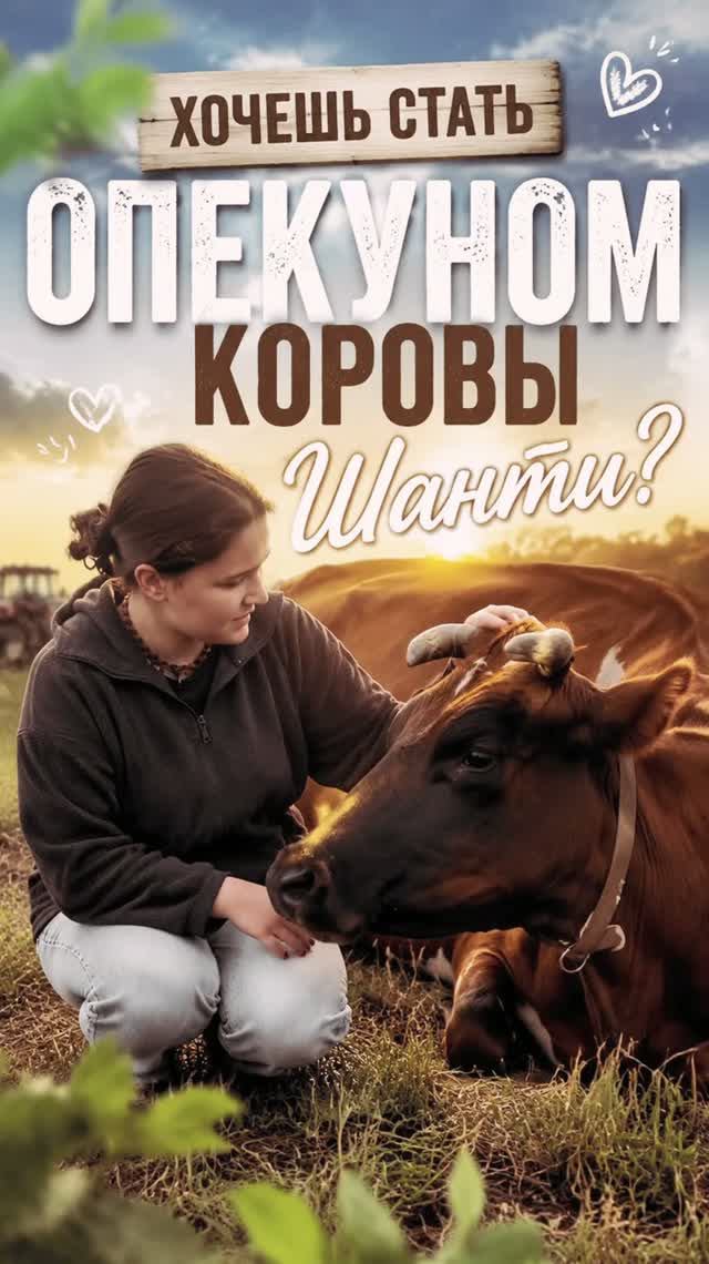 Опекун для коровы Шанти
