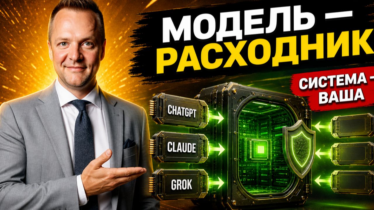 Бизнес-система нового поколения: ChatGPT, Claude и Grok — расходники