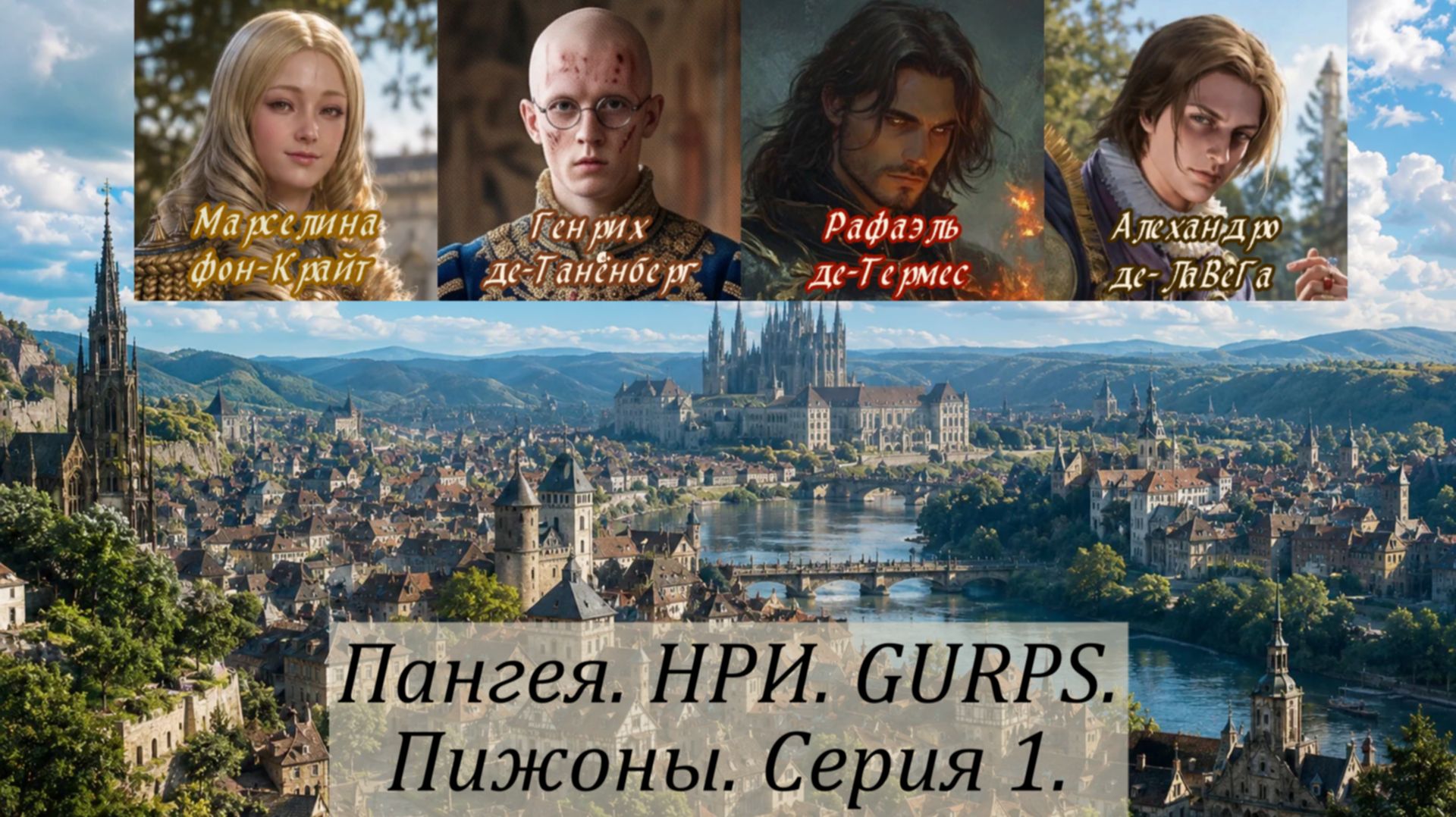 НРИ. GURPS. Пангея. Пижоны. Серия 1.