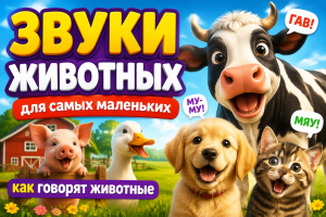 Звуки животных для самых маленьких