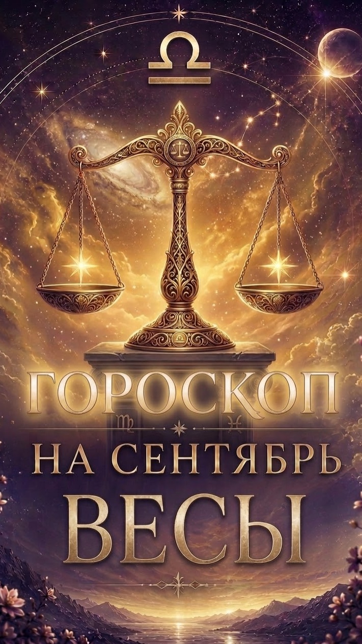 ♎️ ВЕСЫ - ГОРОСКОП НА СЕНТЯБРЬ 2026