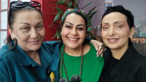 Мариам Мерабова, Этери Бериашвили и Катерина Балыкбаева на Город FM.