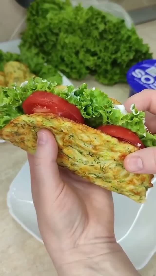 ПП-лепешки из кабачков