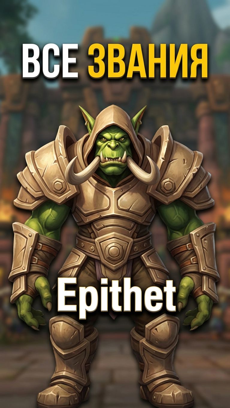 🏆 EPITHET - ВСЕ ЗВАНИЯ В ОДНОМ МЕСТЕ! Обзор нового аддона | World Of Warcraft: Midnight  #midnight