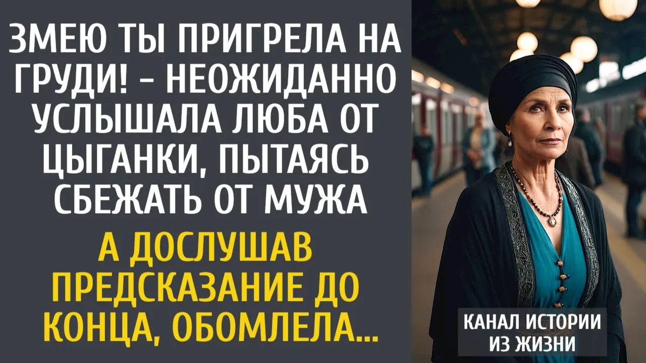 Истории из жизни Змею ты пригрела на груди! - неожиданно услышала Люба от цыганки пытаясь сбежать