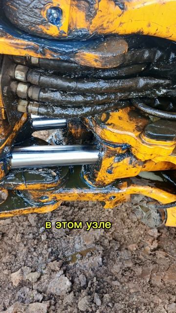 Бахнул шланг 💦-3ч в времени... на повороте стрелы ужас#JCB #ярославль #экскаватор #поломка #рутуб