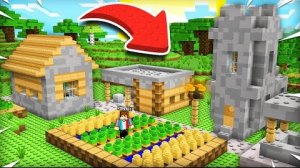ПОЧЕМУ НАША ДЕРЕВНЯ СТАЛА ПЛАСТИКОВОЙ В МАЙНКРАФТ | Компот Minecraft
