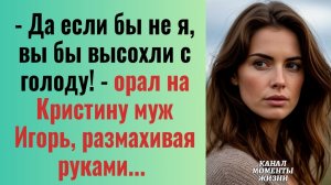 Истории из жизни/Да если бы не я, вы бы с голоду умерли- орал муж/Аудиорассказы аудиокниги жизненные