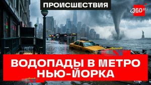 Нью-Йорк тонет: сильнейший потоп затопил улицы и метро, на побережье образовался смерч