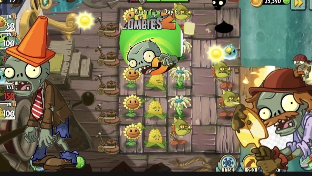 Plants Vs. Zombies 2: It's About Time).НА ПРИСТОНИ
УРОВЕНЬ 6 ПОЛНЫЙ ГАЙД УРОВНЯ