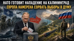 США решили помочь ЕС напасть на Калининград! Страны НАТО хотят помешать выборам в Думу!