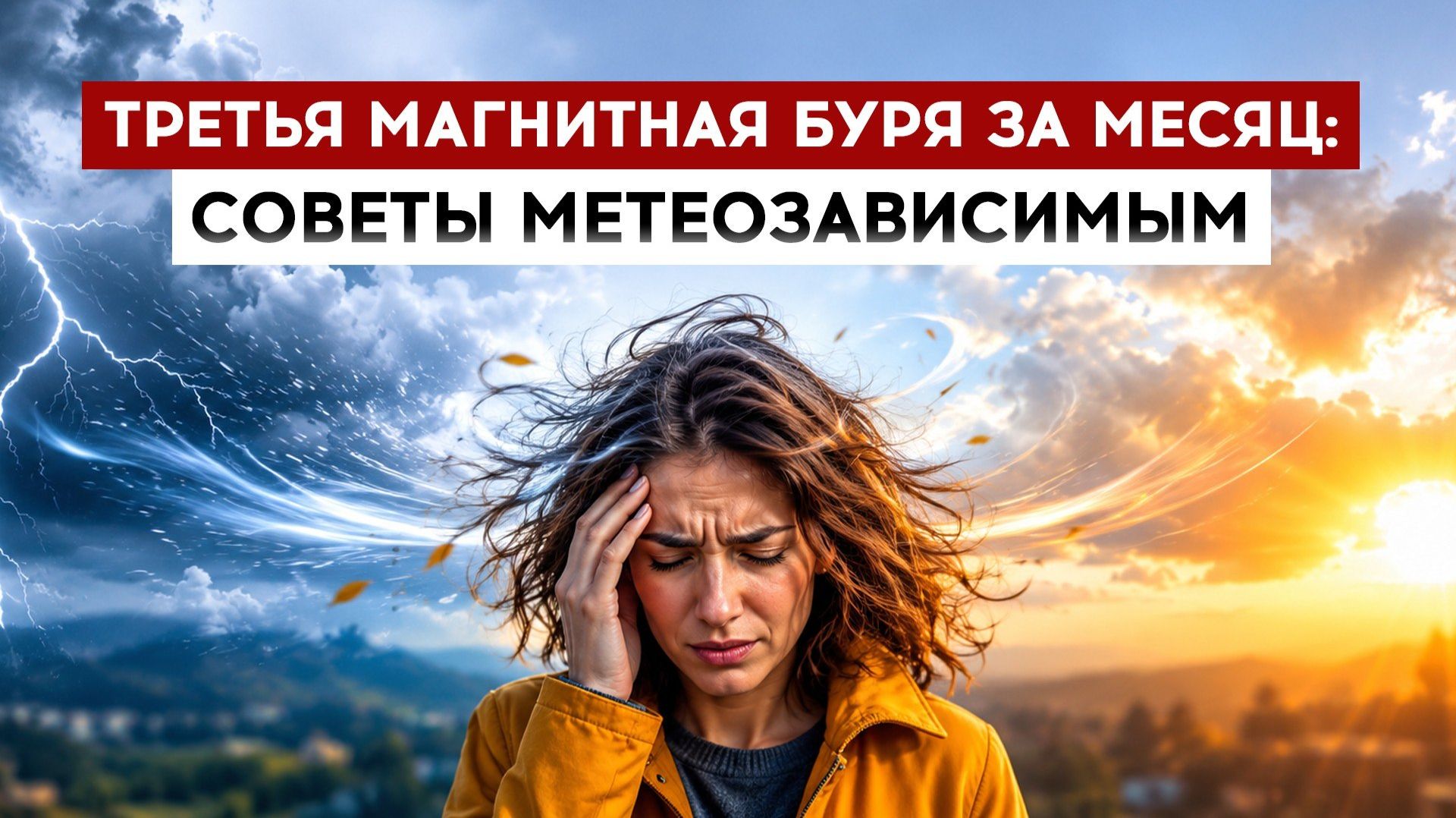 Третья магнитная буря за месяц: советы метеозависимым