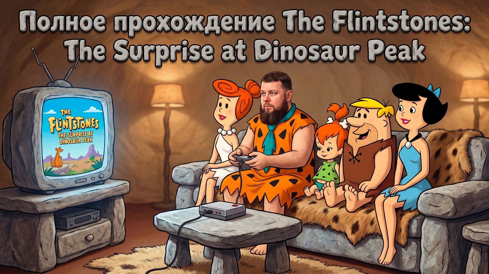 Flintstones, The The Surprise At Dinosaur Peak!►Dendy►Полное прохождение►Retro Games