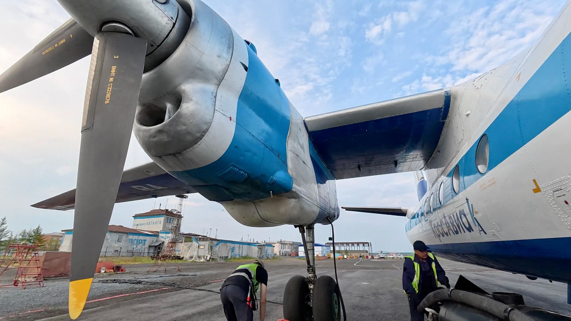 Ан-26Б-100 а/к КрасАвиа | Рейс Норильск – Хатанга | Ледяной музей мамонта
