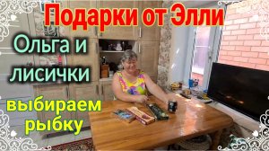 Подарки от Элли. Ольга и лисички. Выбираем рыбку. В поисках... Энерджайстер Олег.