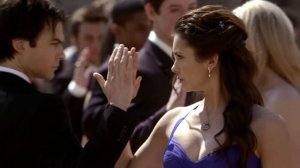 Damon with Elena