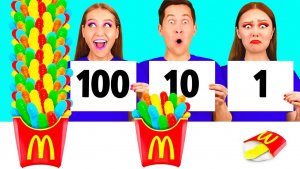 100 Слоев Еды Челлендж _ Забавные Лайфхаки с Едой