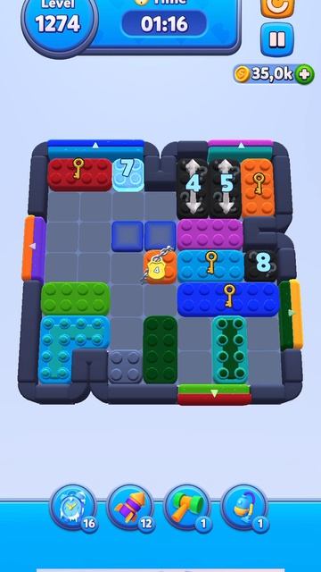 Color Block Jam 1274 уровень