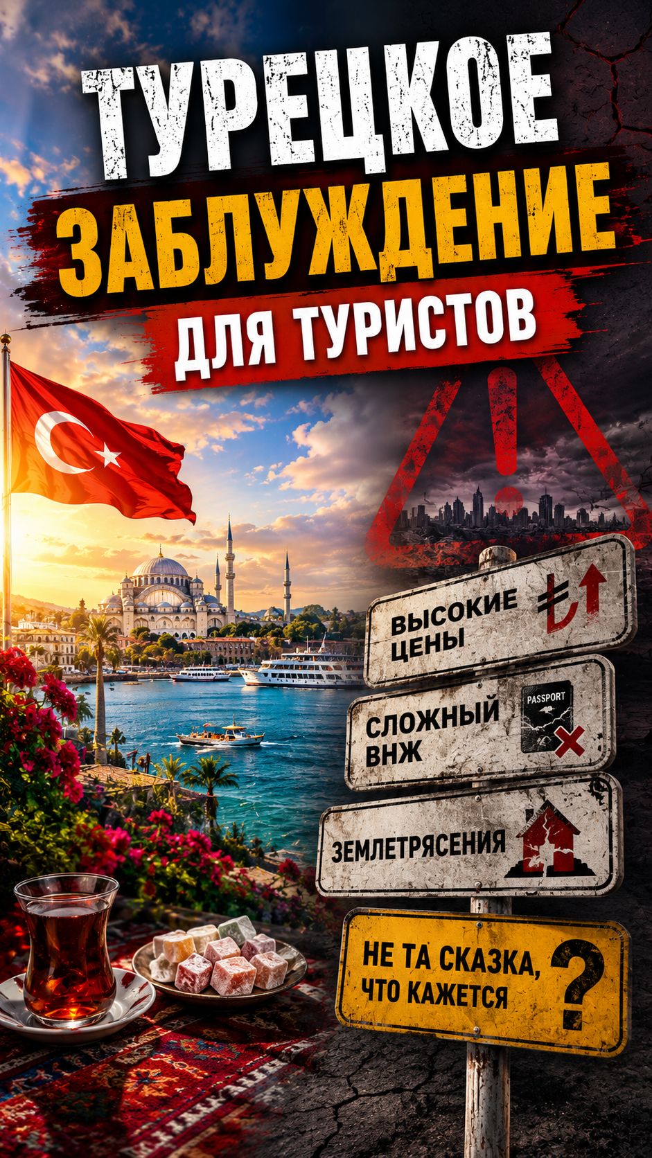 Самый БОЛЬШОЙ ОБМАН ТУРЦИИ!  #путешествия #турция  #туристы